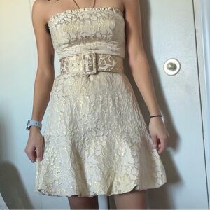 BCBGMaxAzria Strapless Dress